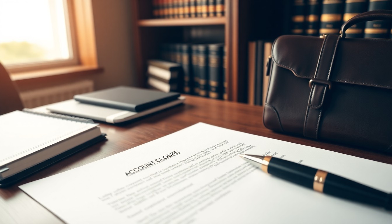 Lettre cloture de compte : respecter les formalités administratives